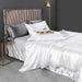 Schpert Rayon Bedding Set – Solid Color Duvet Cover with Pillowcases and Sheet, Twin to King - Samanta Factory
