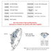 Ehhai Certified D Color VVS1 Lab Created Imitation Diamond Moissanite Ring for Women Engagement Rings Wedding Fine Jewelry Gifts SF