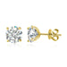 Premium Moissanite Stud Earrings – Brilliant D Color VVS1 Stones SF