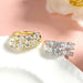 Moissanite Bridal Ring – D-Color VVS1 Round Cut in 925 Sterling Silver SF