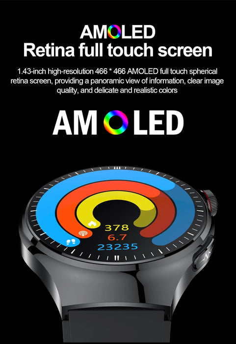 Health Smartwatch – Advanced ECG & Body Composition Analysis SF