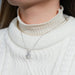Moissanite Pendant Necklace – D-Color Round Solitaire SF