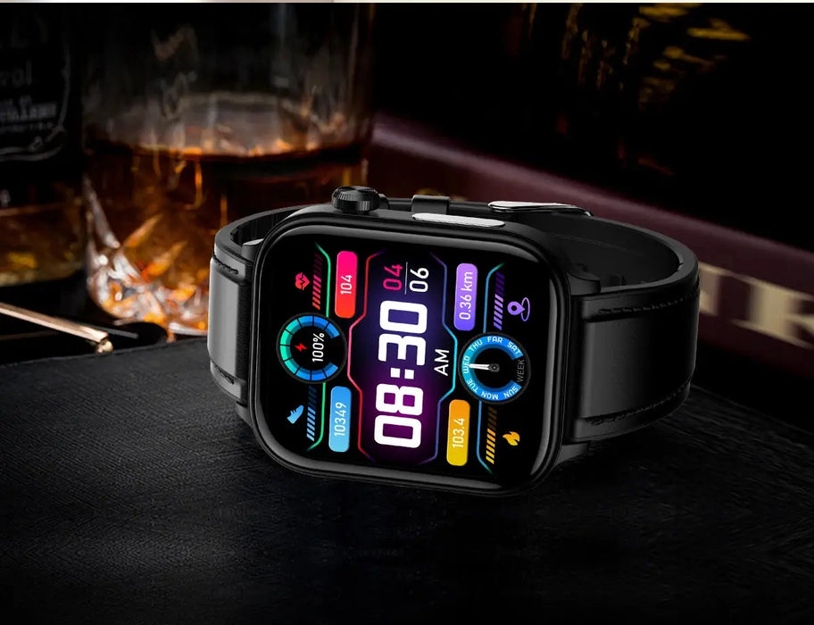 ECG Health Smartwatch – AMOLED Display & AI Voice Calling SF