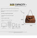 Microfiber Leather Shoulder Bag – Large Square with Lock SF
