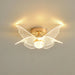 Crystal Pendant Light – Modern Loft Hanging Lamp with Iron & Glass Design - Samanta Factory