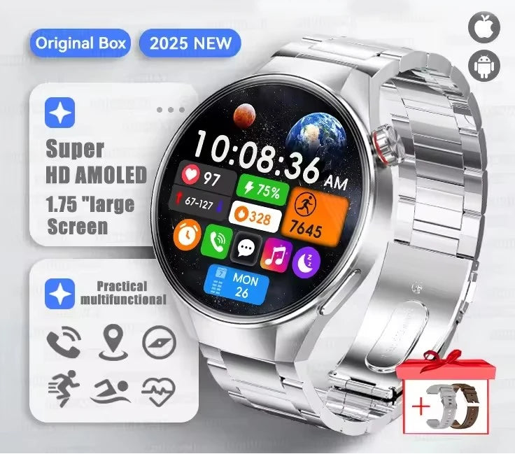 GPS IP68 waterproof Smartwatch – AMOLED Display with Bluetooth Calling SF