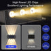 Solar Wall Light – IP65 Waterproof Warm LED for Outdoor Facades - Samanta Factory