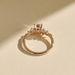Oval Moissanite Ring – D Color VVS1 Sterling Silver Gold Plated SF