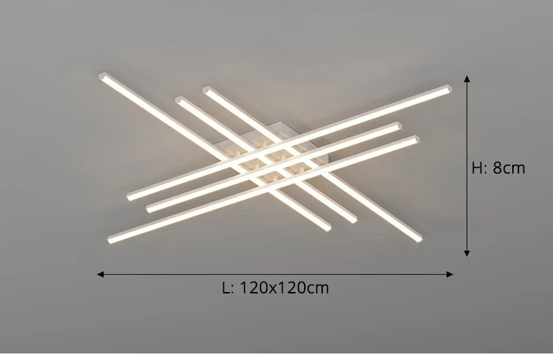 Modern LED Ceiling Light – Adjustable Dimmable Fixture for Kitchen, Bedroom, and Living Spaces - Samanta Factory