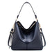 Luxury Faux Leather Hobo Handbag – Large Designer Women’s Tote Shoulder & Crossbody Bag SF