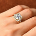 Brilliant GRA-Certified Moissanite Ring for Women with Hypoallergenic 925 Silver SF