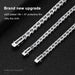 Moissanite Cuban Link Bracelet – 925 Sterling Silver with Certificate - Samanta Factory