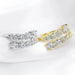 Moissanite Bridal Ring – D-Color VVS1 Round Cut in 925 Sterling Silver SF