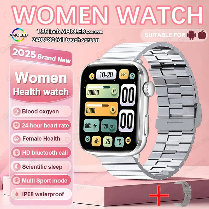 Women’s Smart Watch – AMOLED Health Tracking SF