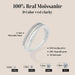 S925 Moissanite Ring – D-Color VVS1 Stone in 18K Gold Plating SF