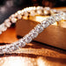 Moissanite Tennis Necklace – D Color VVS1 S925 Sterling Silver Link Chain for Women and Men SF