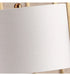 Nordic Ceramic Table Lamp – Elegant Fabric Shade Light for Bedroom & Living Room - Samanta Factory