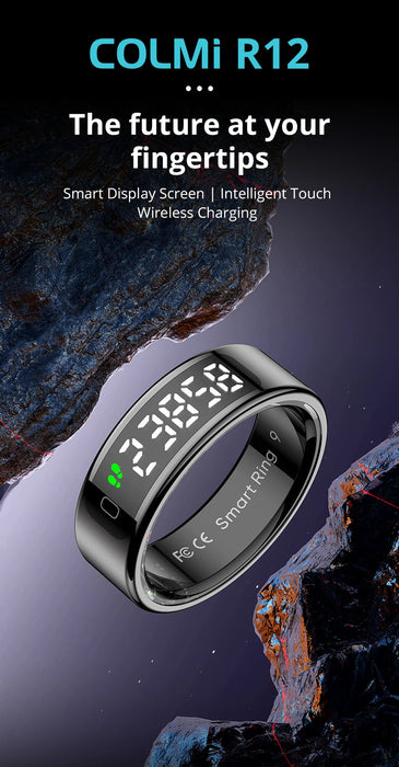 Smart Health Ring – Touchscreen Activity & Wellness Tracker SF