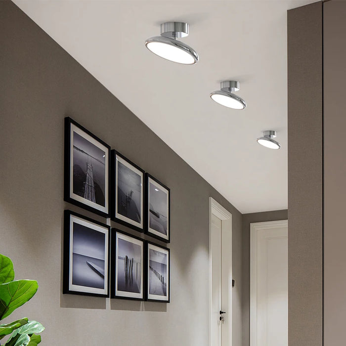 Modern Surface-Mounted Ceiling Light – Remote-Controlled LED Fixture for Bedrooms and Living - Samanta Factory