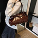 Stylish Vegan Leather Tote Bag with Tassel Detail and Spacious Interior - Samanta Factory