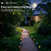 Decorative Solar-Powered LED Pathway Lights with 8 Modes and Bubble Ball Design - Samanta Factory