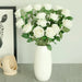 Velvet Artificial Roses – Real Touch 50PCS Bouquet for DIY & Decor Samanta Factory
