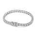Moissanite Cuban Link Bracelet – 925 Sterling Silver with Certificate - Samanta Factory