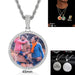 Custom Photo Necklace – Personalized Medallion Picture Pendant Chain SF