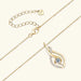 Moissanite Pendant Necklace – D Color VVS1 Twisted Design SF