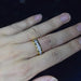 Men’s Moissanite Wedding Ring – D-Color VVS1 Sterling Silver SF