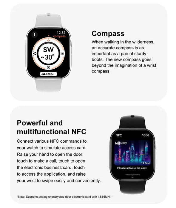 GPS Smart Watch with Health Tracking – AMOLED Display with Bluetooth Calling SF