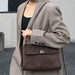 Leather Shoulder Bag - Soft Casual Tote SF