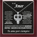 Double Layer Heart Necklace – Romantic Gift with Wooden Box SF