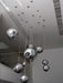 Modern Pendant Light – Energy-Saving LED Cord Fixture with Iron Finish - Samanta Factory