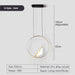 Bird Pendant Light – Modern Gold & Silver Hanging Lamp with Rotatable Magpie Design - Samanta Factory