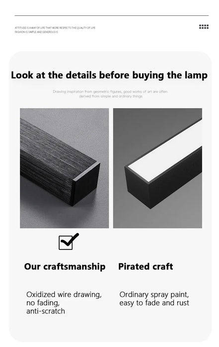 Ceiling Light – Modern Nordic Iron & Acrylic Design with LED Illumination - Samanta Factory