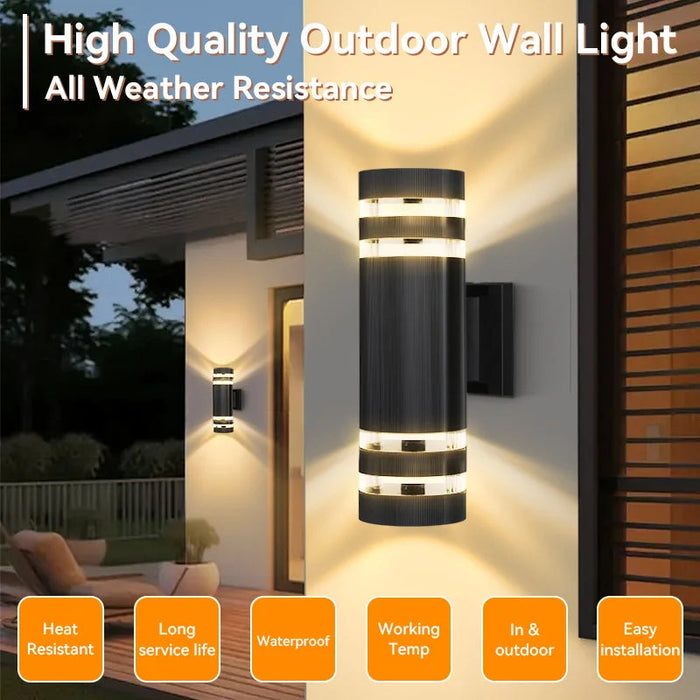 Outdoor LED Wall Light E27 Up Down – Waterproof IP65 Exterior Wall Sconce Lamp SF