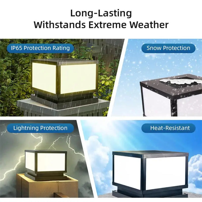 Solar LED Wall Light – Waterproof 4-Color Emergency Outdoor Lamp - Samanta Factory