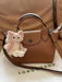 Soft PU Hobo Bag – Compact Zipper Shoulder Design SF