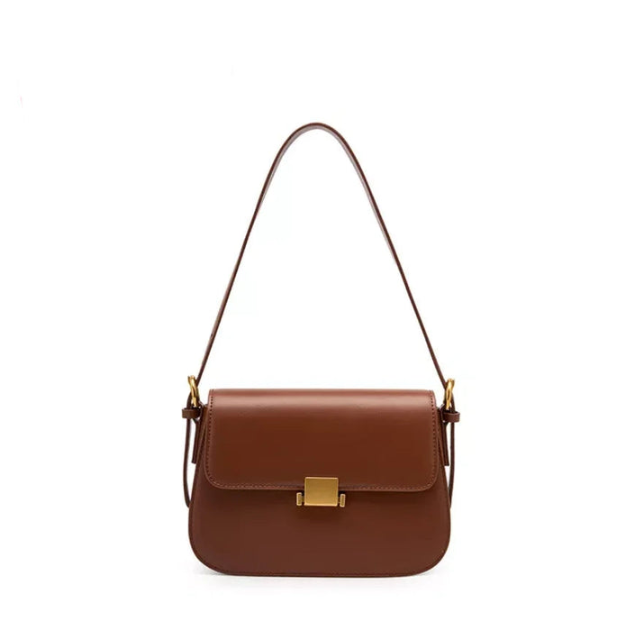 Stylish Split Leather Bucket Shoulder Bag – Versatile Women’s Handbag for Work & Casual Outings - Samanta Factory