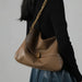 Leather Crossbody Bag - Vintage Soft Flap Style SF