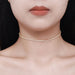 Moissanite Tennis Necklace – Adjustable 2 mm D-Color Shine SF