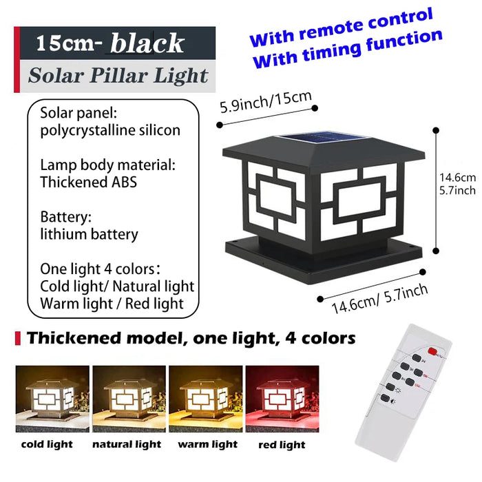 Solar LED Wall Light – Waterproof 4-Color Emergency Outdoor Lamp - Samanta Factory