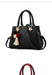 Women’s Large Capacity Boston Handbag – PU Leather Shoulder & Crossbody Tote Bag SF