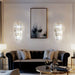 Crystal Wall Sconce – Luxurious 3- or 5-Tier LED Lighting with Gold Finish - Samanta Factory
