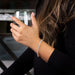 925 Sterling Silver Waterproof Moissanite Bracelet with GRA Certification SF