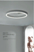 LED Ceiling Light – Modern Surface-Mounted Design with Dimmable Remote Control - Samanta Factory