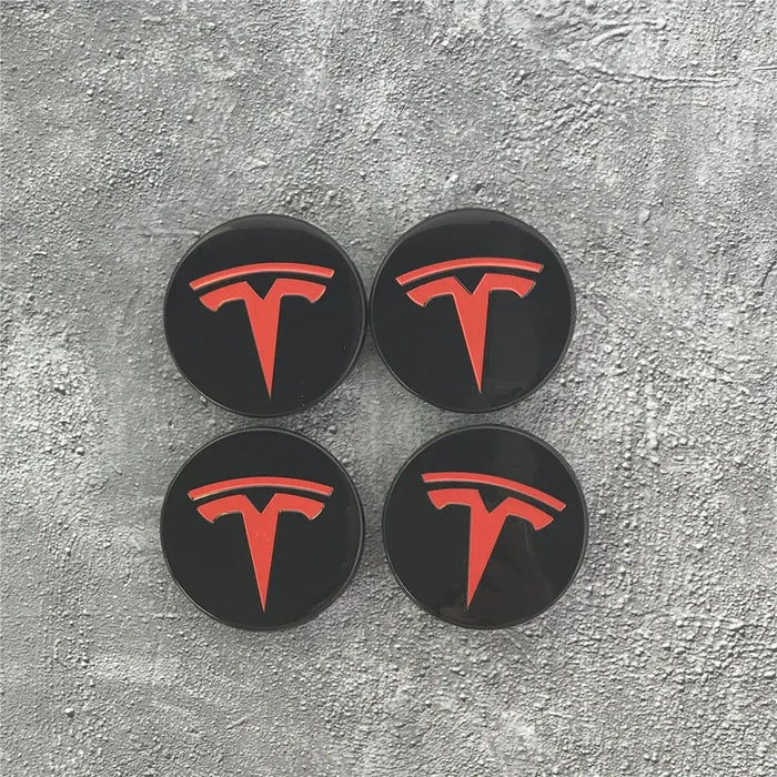 4PCS/Set 56MM GR Sport Emblem Wheel Center Hub Cap Car Rims Cover Hubcaps  For Tesla Model 3 Y X S - Samanta Factory