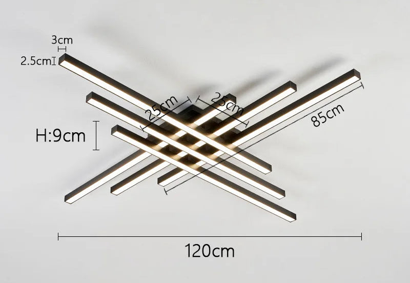Ceiling Light – Modern Nordic Iron & Acrylic Design with LED Illumination - Samanta Factory