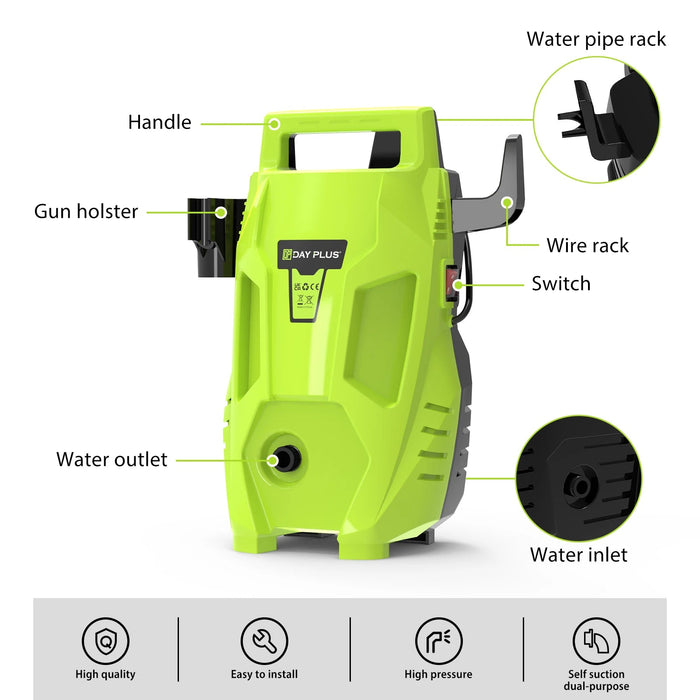 Pressure Washer – 3000W Electric Power Washer with 200 Bar & 7M Hose SF